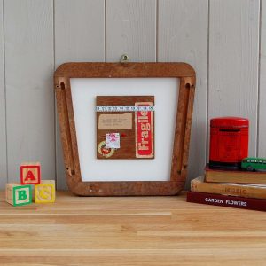 Not One False Stitch Story Collage in vintage frame